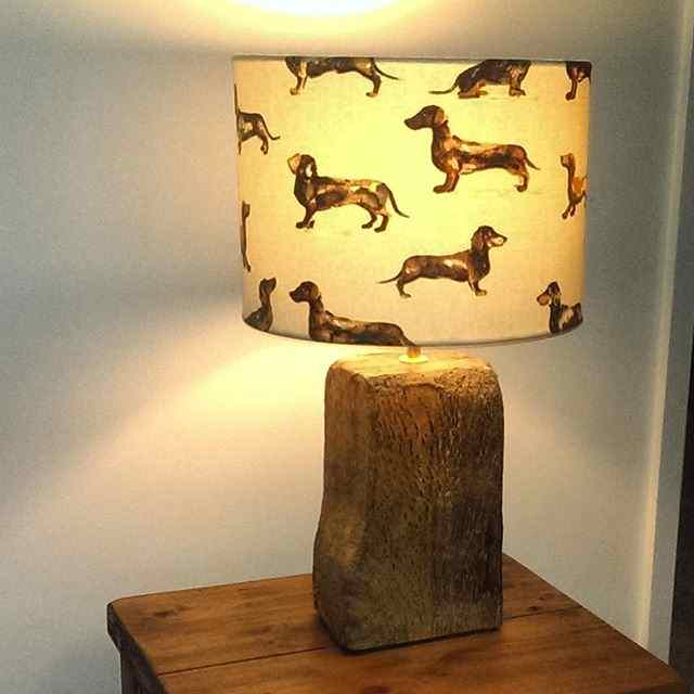 Oak lamp